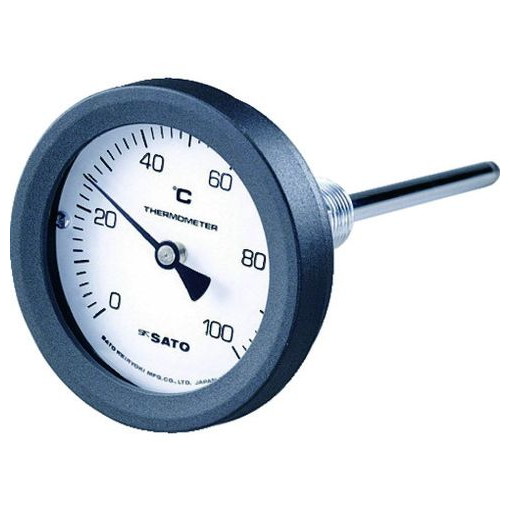 佐藤 バイメタル式温度計BM-T-75P 0~150℃ 50L(2092-00) BMT75P7 測定 計測用品 測定 計測用品 環境計測機器 温度計 湿度計(代引不可)【送料無料】
