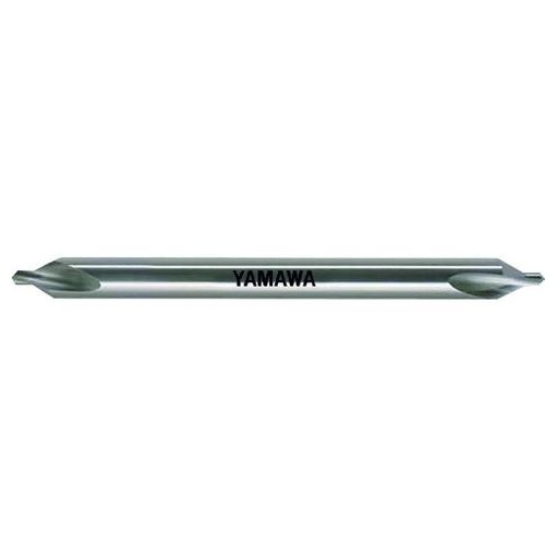 ヤマワ ロングシャンク弱ネジレ溝A形60° 超硬センタ穴ドリル C-CD-SL L100 1X60°X4 CCDSL1001X60X4 切削工具 切削工具 面取り工具 センタードリル(代引不可)【送料無料】