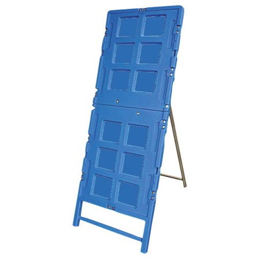 ANZEN 立テ看板 ブロー製看板枠 550タイプ 青 B550X1400W 安全用品 安全用品 標識 標示 標示スタンド(代引不可)【送料無料】