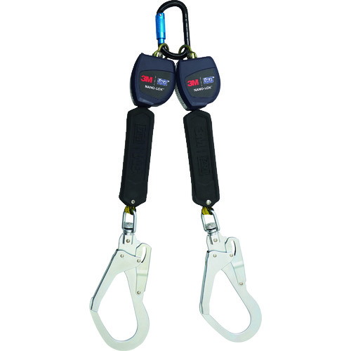 3M DBI-サラ Nano-Lok 巻取り式ランヤード ツイン 3101742 タイプ1(代引不可)【送料無料】