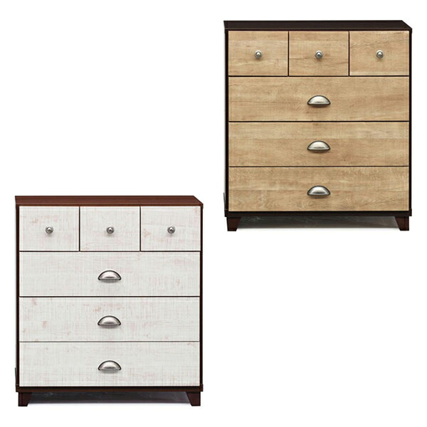 チェスト 幅75cm 高さ82cm 【国産 大川家具 完成品】 収納 タンス 日本製 木製 衣類 おしゃれ(代引不可)【送料無料】|リコメン堂生活館