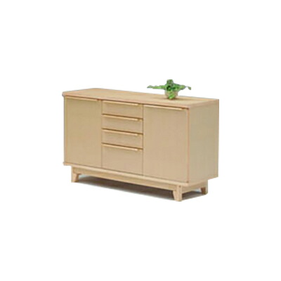 サイドボード 幅120cm 木目 【国産 大川家具 完成品】 木製 タンス チェスト おしゃれ 収納 モダン 日本製(代引不可)【送料無料】|リコメン堂生活館