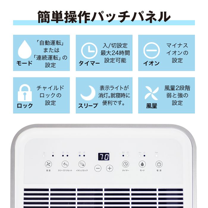 激安単価で コンプレッサー式 除湿機 22L 衣類乾燥 湿度調整 キャスター付 除湿器 部屋干し 静音 qdtek.vn