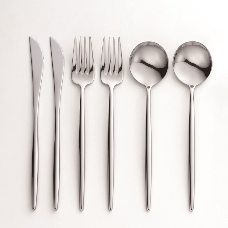 ポルト デザートセット6pc(ミラー)スプーン フォーク ナイフ カトラリー キッチン用品 食器 調理器具 食器 グラス 箸 生活用品 生活雑貨 おしゃれ キッチン雑貨 来客用 新生活セット ギフト(代引不可)【送料無料】