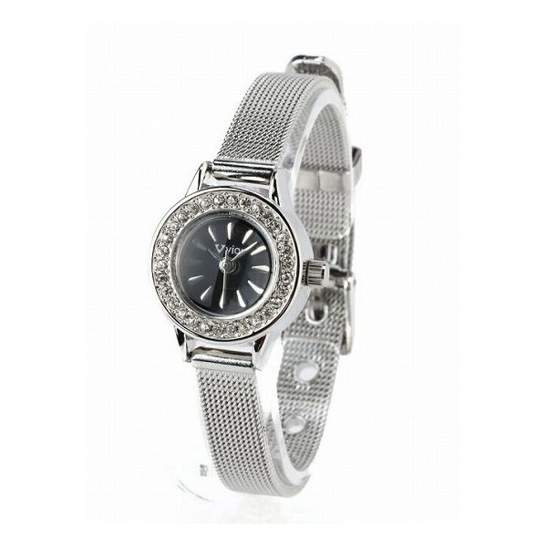 アンコキーヌ ネオ 40mm バイカラー ミニクロス シルバーベゼル インナーベゼルブルー ホワイトベルト アルバ 正規品（腕時計・グルグル時計） アンコキーヌ ネオ 40mm バイカラー ミニクロス シルバーベゼル