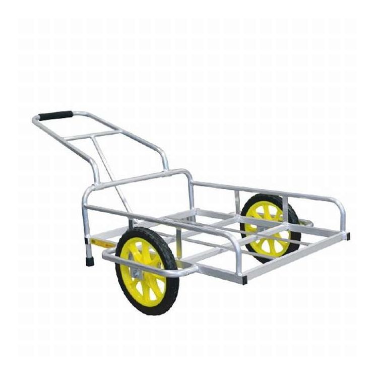 アルミリヤカー14型(グリップ付)(代引不可)【送料無料】