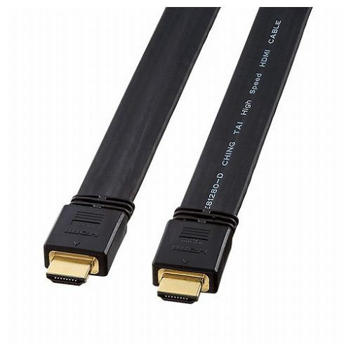 サンワサプライ フラットHDMIケーブル KM-HD20-100FK(代引不可)【送料無料】|リコメン堂生活館