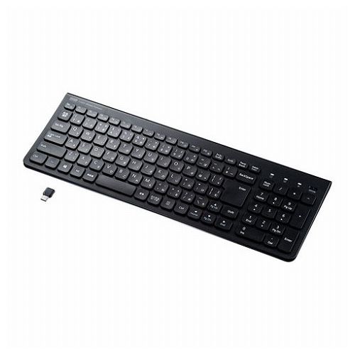 サンワサプライ ワイヤレススリムキーボード SKB-WL31CBK(代引不可)【送料無料】