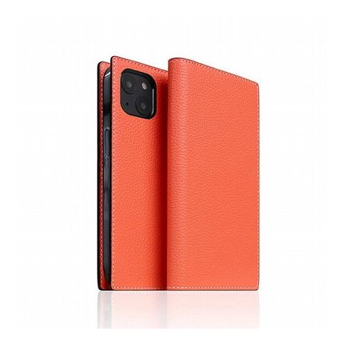 SLG Design Neon Full Grain Leather Case for iPhone 14 コーラル 手帳型 SD24303i14CR(代引不可)【送料無料】｜リコメン堂生活館