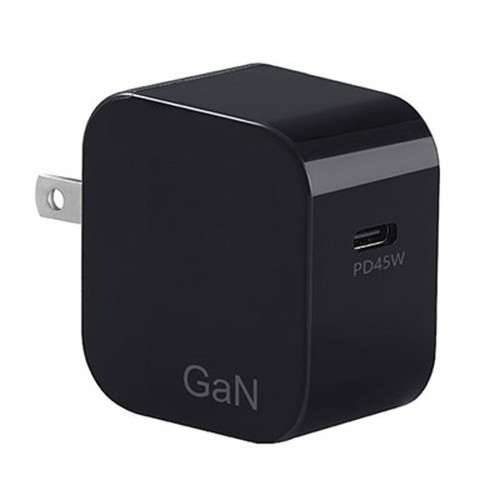 【10個セット】 Lazos 窒化ガリウム採用 GaN AC充電器 Type-C 1口 45W ブラック L-AC-G45BX10 スマートフォン(代引不可)【送料無料】