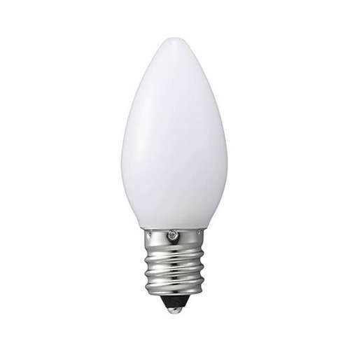 【20個セット】 YAZAWA LEDローソク球電球色 E12 ホワイト LDC1LG20E12WX20【送料無料】|リコメン堂生活館
