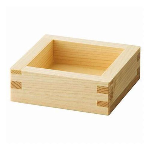 【5個セット】 ヤマコー 用美 業務用 スタッキング檜・1/2合桝(塗装付) yamaco38054X5(代引不可)【送料無料】