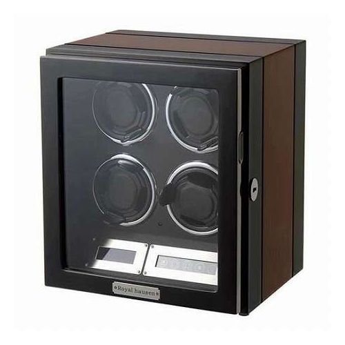 Royal hausen ロイヤルハウゼン ワインディングマシーン ワインダー 4本巻き上げ 液晶パネル リモコン付 GC03-Q21EB(代引不可)【送料無料】|リコメン堂生活館