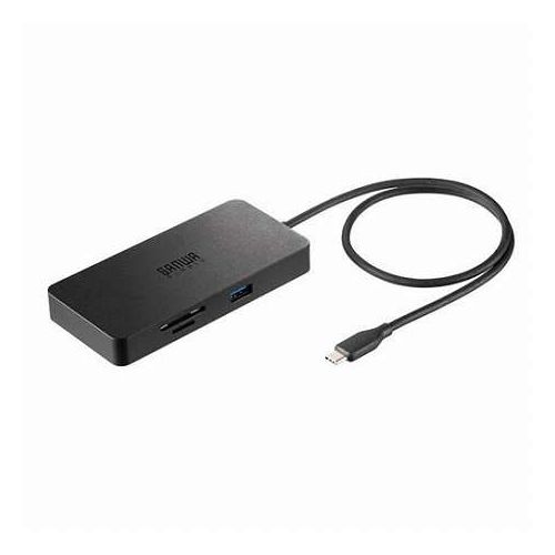 サンワサプライ USB Type-C ドッキングステーション USB-DKM5BKN(代引不可)【送料無料】