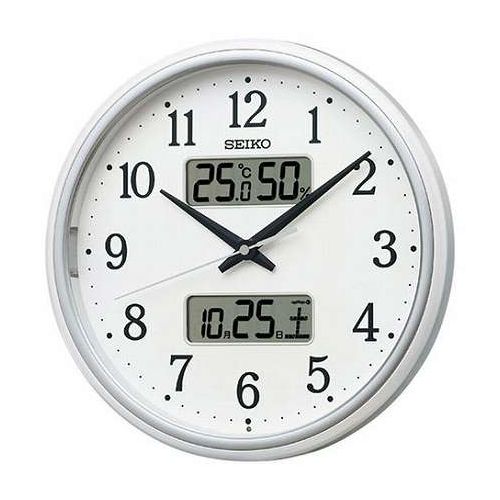 セイコー ライト点灯電波掛時計 【約φ290×50mm】 22621707(代引不可)【送料無料】