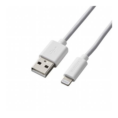 5個セット エレコム Lightningケーブル/スタンダード/2.0m/ホワイト MPA-UALO20WHX5(代引不可)【送料無料】