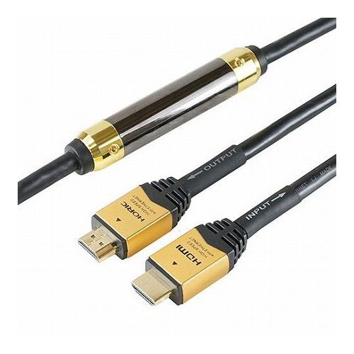 ホーリック イコライザー付き HDMIケーブル 25m ゴールド HDM250-594GD(代引不可)【送料無料】｜リコメン堂生活館 7,092円