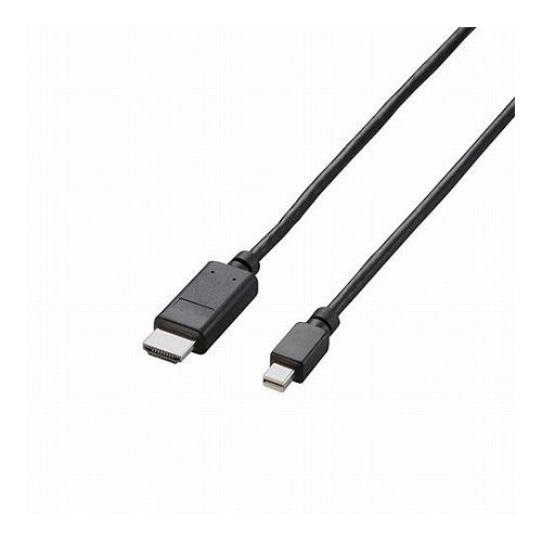 5個セットエレコム Mini DisplayPort-HDMI変換ケーブル/2m/ブラック AD-MDPHDMI20BKX5(代引不可)【送料無料】