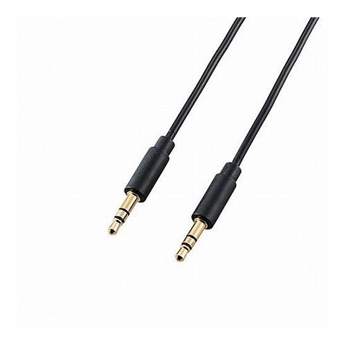5個セットエレコム AVケーブル/ミニコンポ用/3.5φオーディオケーブル/ブラック/1.5m DH-MMCN15X5(代引不可)【送料無料】