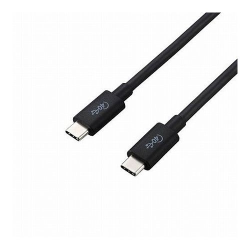 5個セットエレコム USB4ケーブル/C-Cタイプ/認証品/PD対応/40Gbps/0.8m/ブラック USB4-CC5P08BKX5(代引不可)【送料無料】
