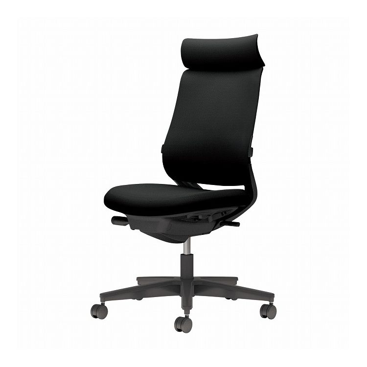 【メーカー直送】 コクヨ オフィスチェア 椅子 イス チェア ミトラ2 肘無 ランバー付 ブラック ブラック(代引不可)【送料無料】