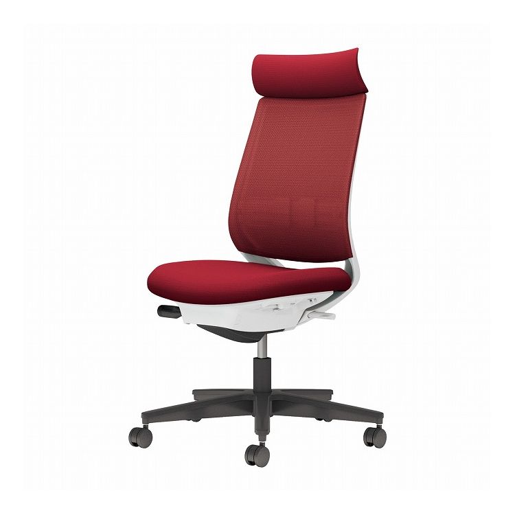 【メーカー直送】 コクヨ オフィスチェア 椅子 イス チェア ミトラ2 肘無 ランバー付 ホワイトグレー カーマイン C04-B302MU-E1A8A82 (代引不可)【送料無料】