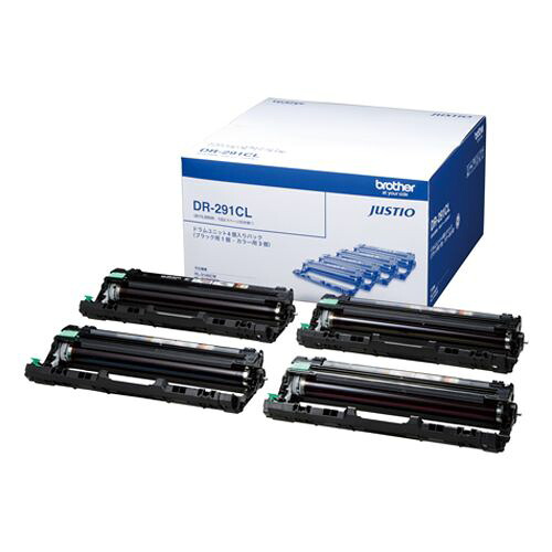 ブラザ- ドラムユニット 4色セット 1 本 DR-291CL 文房具 オフィス 用品【送料無料】｜リコメン堂生活館
