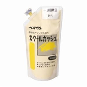 （まとめ）ぺんてる スクールガッシュ WXGT12 きいろ【×5セット】 (代引不可)