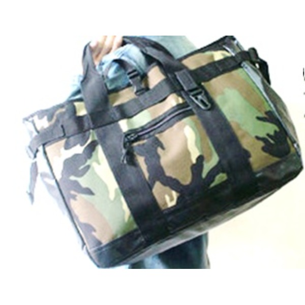 米軍防水布使用ポリエステルキャンパストートバック BH062YN ACU 【レプリカ】 (代引不可)