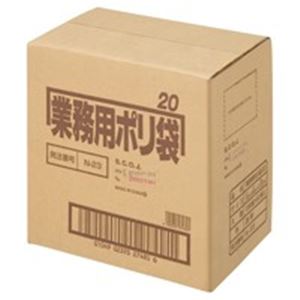 日本サニパック △ポリゴミ袋 N-23 透明 20L 10枚 60組 (代引不可)