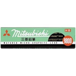 （まとめ）三菱鉛筆 鉛筆 K9800 HB 12本入【×10セット】 (代引不可)