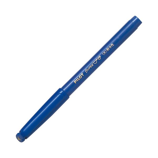 (まとめ) パイロット スーパープチ 太字 ブルーSEG-10B-L 1セット(10本) 【×10セット】