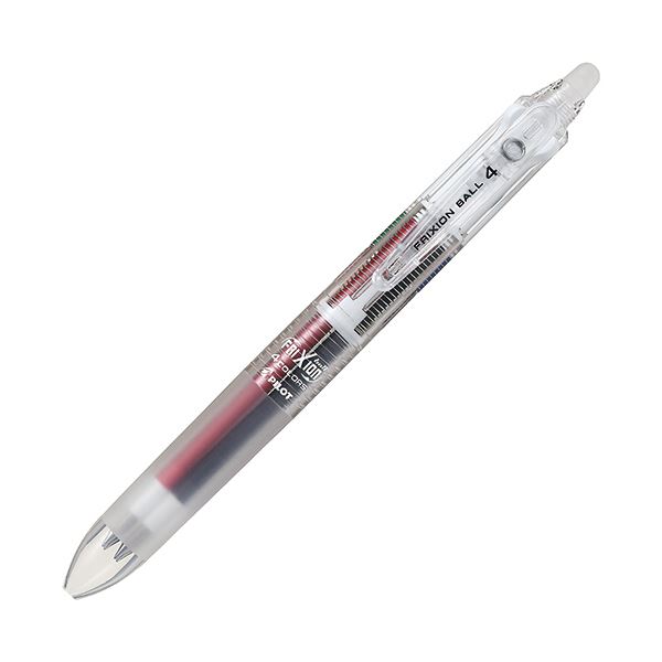 （まとめ） パイロット 多色ゲルインキボールペンフリクションボール4 0.38mm （軸色：ノンカラー） LKFB-80UF-NC 1本 【×10セット】