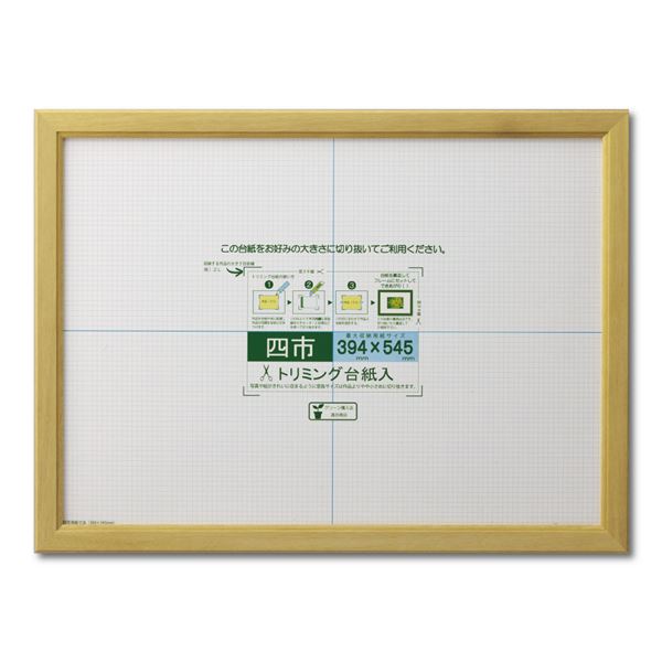 賞状額 絵画額 ポスター額 コピー用紙 トリミング用紙付き SP 四市 収納寸法:394×545mm ナチュラル 額 額縁 フレーム