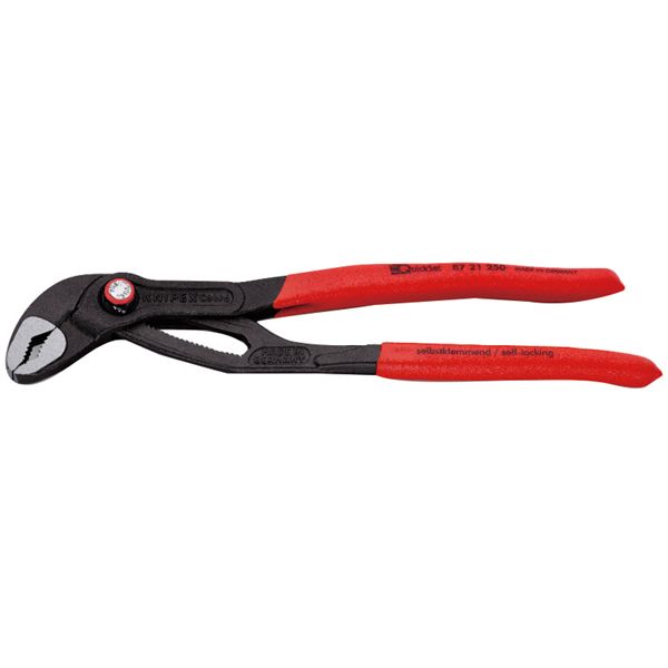 KNIPEX クニペックス コブラ クイックセット 滑り止めプラスチックコーティング 全長250mm 8721-250