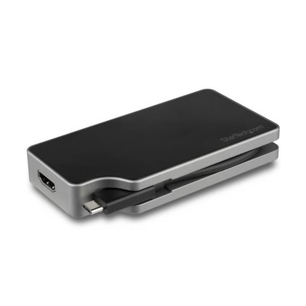 StarTech.com 5in1 USB Type-C接続マルチディスプレイアダプタ ブラック＆スペースグレーCDPVDHMDPDP 1個｜リコメン堂生活館