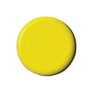 （まとめ）ジョインテックス 強力カラーマグネット 塗装18mm 黄 B272J-Y 10個【×10セット】