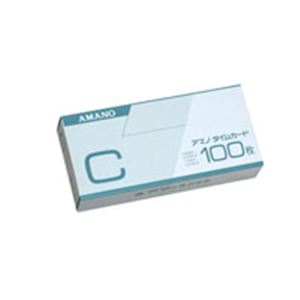 アマノ 標準タイムカードC 100枚入 5箱 (代引不可)