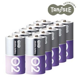 (まとめ)アルカリ乾電池プレミアム 単2 10本入×10箱