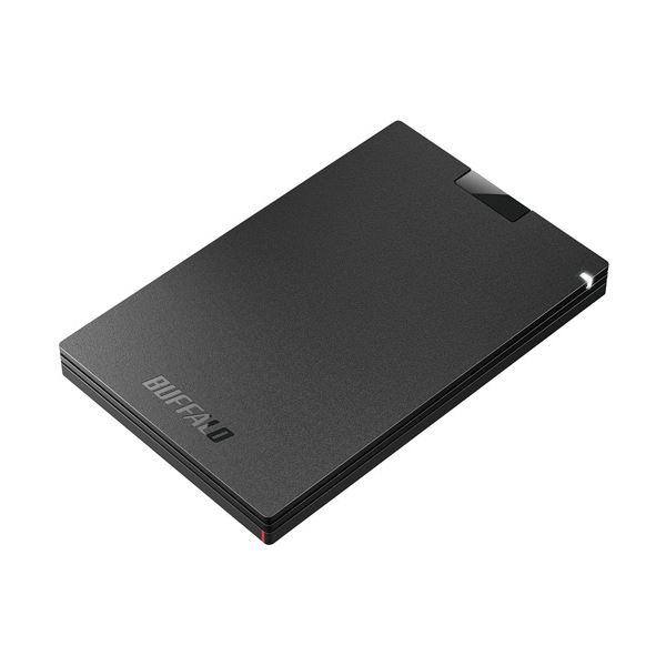 バッファロー USB3.2（Gen1）ポータブルSSD 2.0TB ブラック SSD-PG2.0U3-BC 1台 27,091円