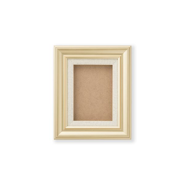 アクリル仕様 油絵額・キャンバス・日本画額 つや消し油縁額 SM（227&times;158mm） ゴールド｜リコメン堂生活館
