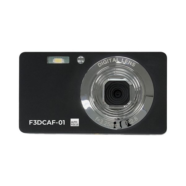 フィールドスリー コンパクトデジタルカメラ ブラック F3DCAF-01 1台 デジタルカメラ デジカメ カメラ 写真 PC パソコン|リコメン堂生活館
