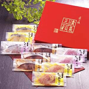 「漬魚三彩」10切入【焼津水産ブランド認定】粕漬、西京味噌漬け、みりん醤油漬、味噌漬 (代引不可) 4,648円