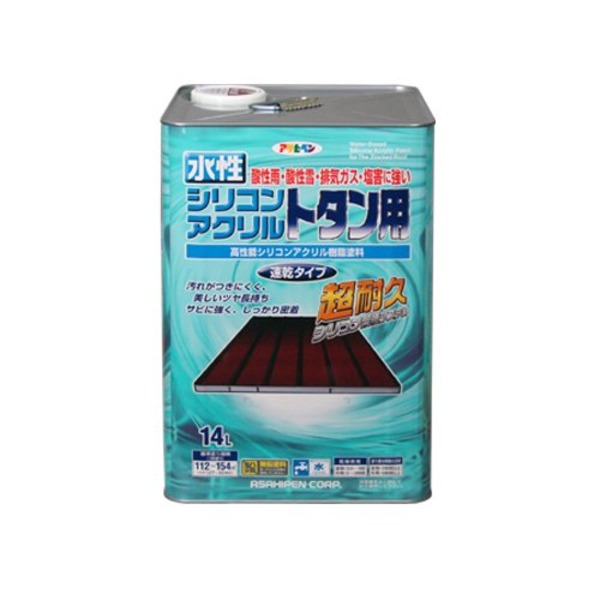 水性シリコンアクリルトタン用 グレー 14L【代引不可】｜リコメン堂生活館