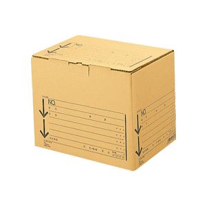 (まとめ）ライオン事務器 文書保存箱（強化タイプ）A3用 内寸：W445×D310×H330mm SC-10 1個 【×15セット】