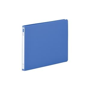（まとめ）LIHITLAB スナッチファイル F-537 A4E 藍【×10セット】 (代引不可)