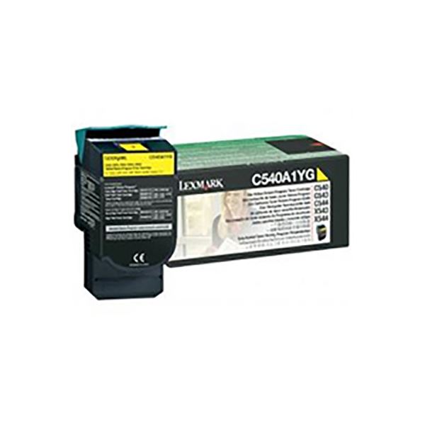 【純正品】 LEXMARK トナーカートリッジ 【C540A1YG イエロー】 1K RPトナー (代引不可)