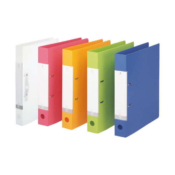 LIHIT LAB. D型リングファイルG2230-1 A4Sクリヤ10冊 (代引不可)