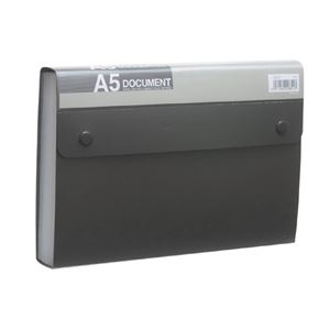 (まとめ) キングジム ドキュメントファイル(エコノミータイプ) PP表紙 A5 13ポケット 黒 2254 1冊 【×10セット】 (代引不可)