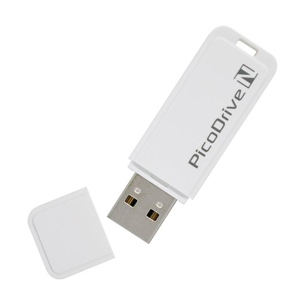 （まとめ） グリーンハウス USBメモリー ピコドライブ N 32GB GH-UFD32GN 1個 【×2セット】 (代引不可)